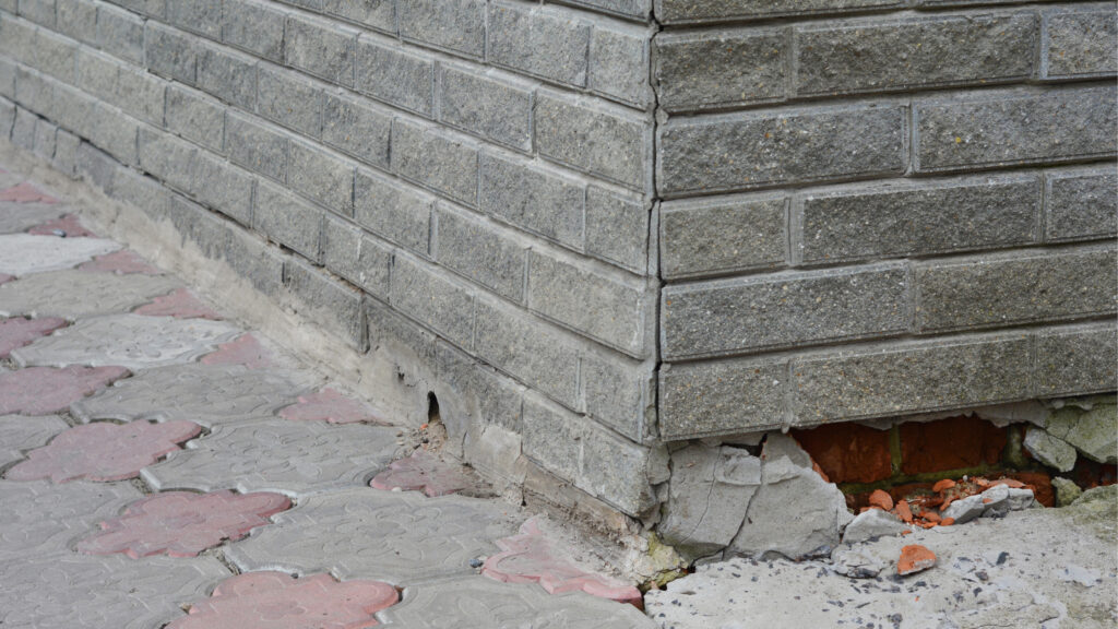 Выравнивание фундамента — цена на ремонт и усиление фундамента на GEORESIN